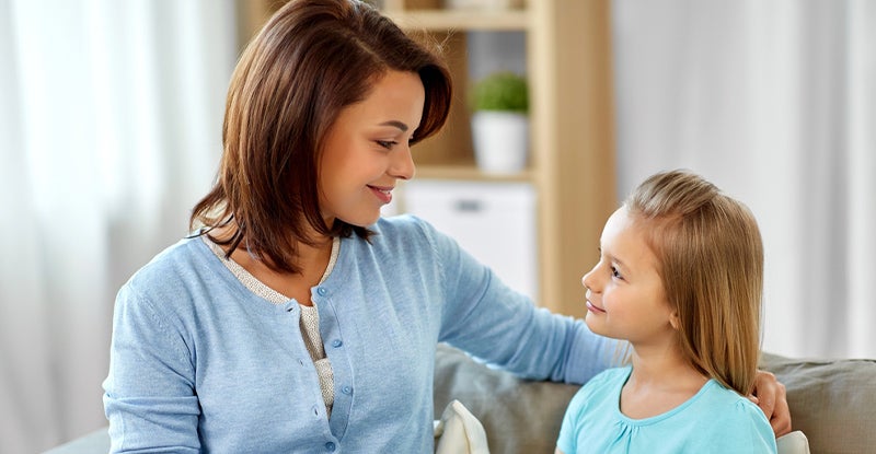 Mom Creating a Safe Space for Expression