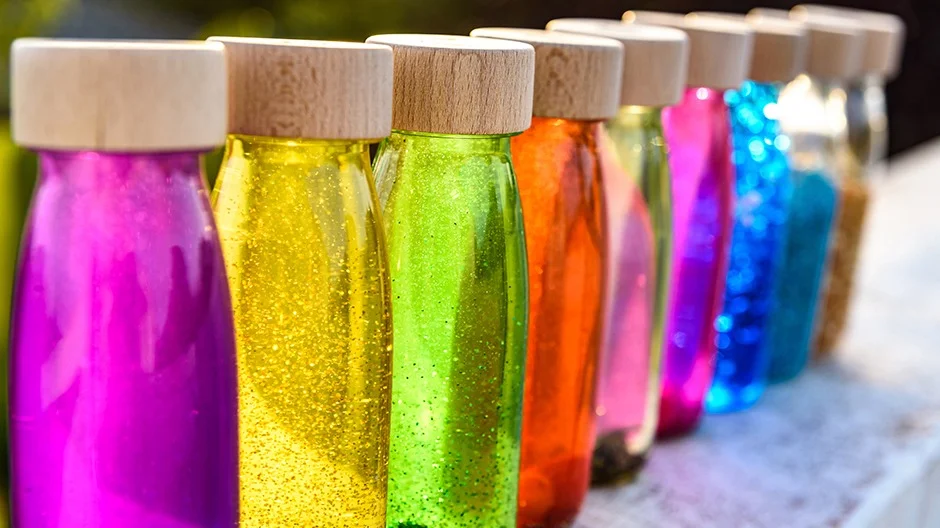 How to Make Sensory Bottles for Preschoolers and Older Kids - begin learning