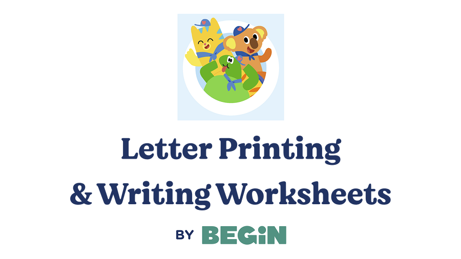 Free Letter Printing & Writing Worksheets Featured Image