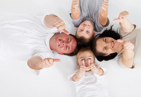 [parents praising kids