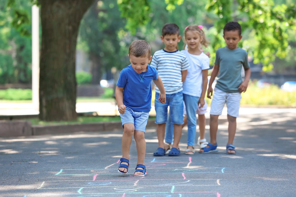hopscotch for learning counting