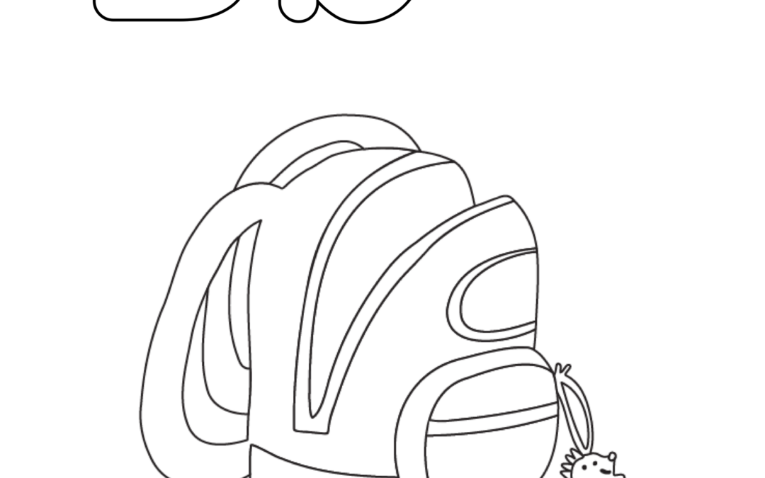 Free Printable Letter “B” Coloring Pages