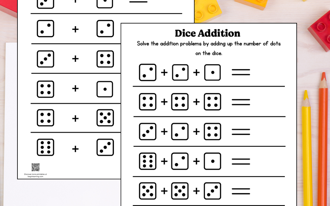 Dice Addition (Ages 5–7)