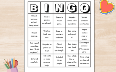 Kindness Bingo (Ages 5–8)