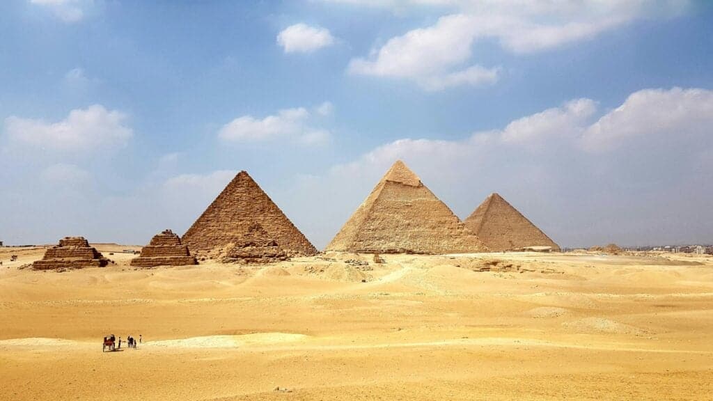 pyramids in Egypt