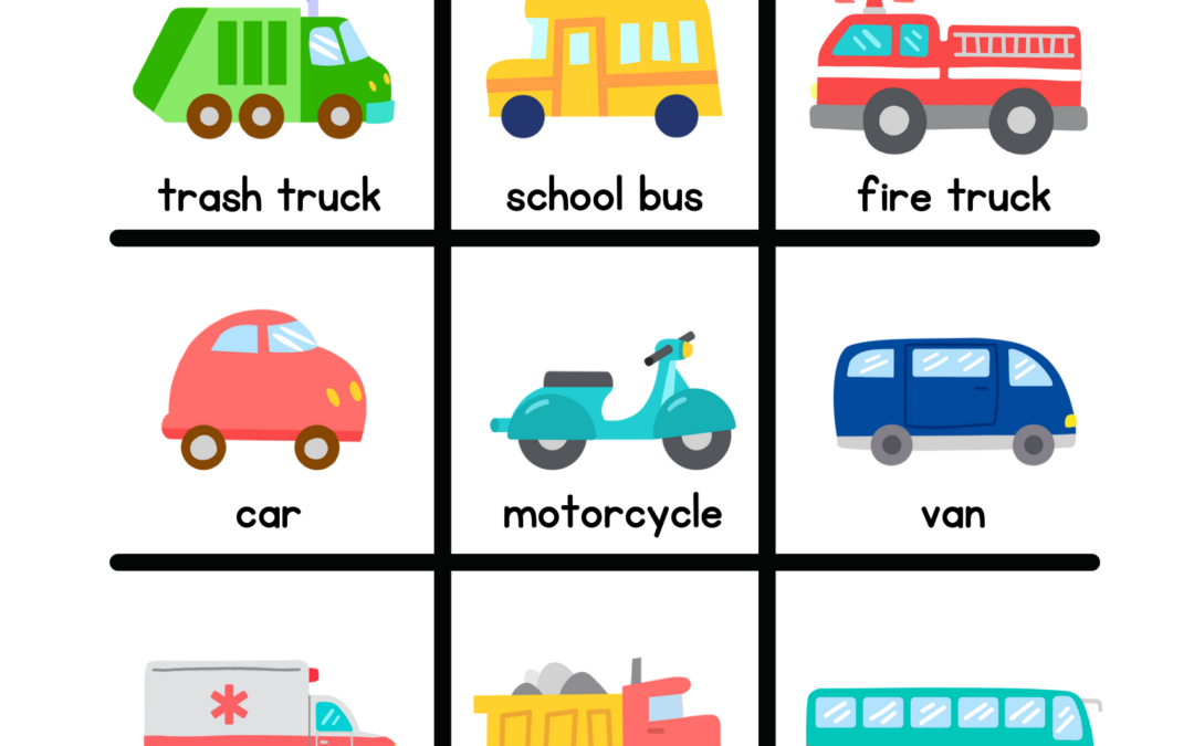Free Printable Vehicle Scavenger Hunt For Kids