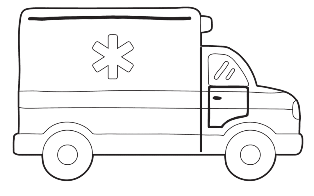 Free Printable Ambulance Coloring Pages