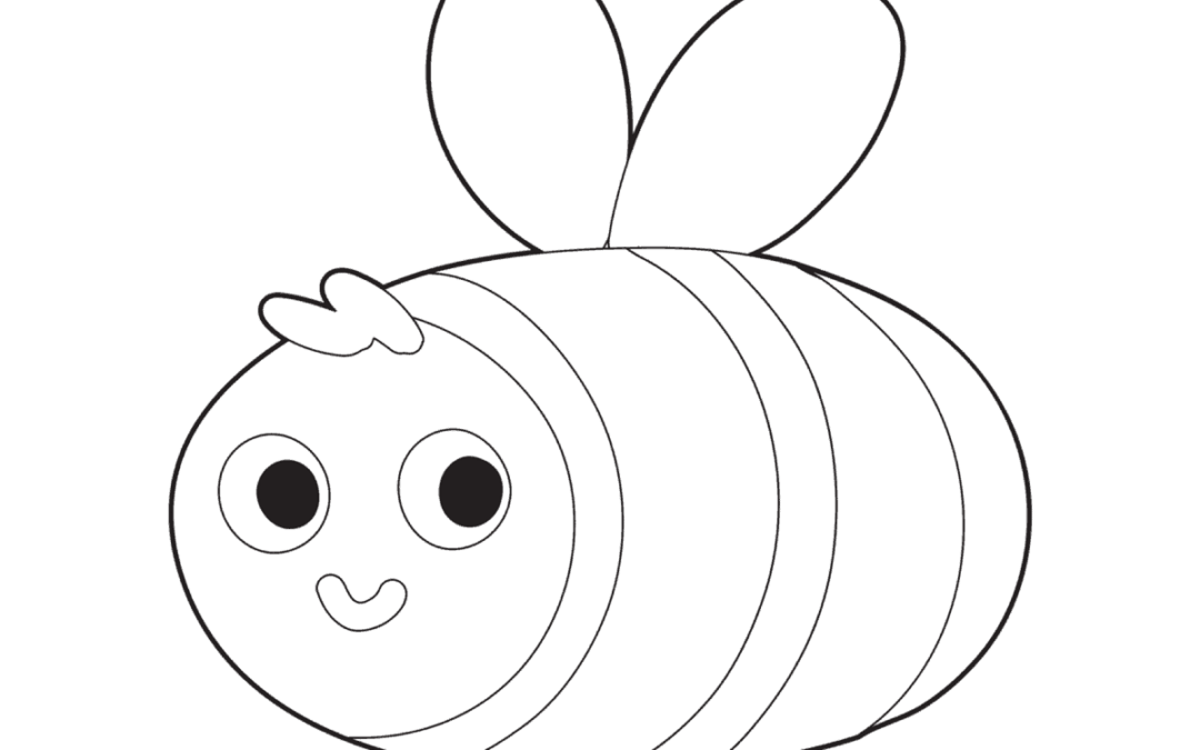 Free Printable Bee Coloring Pages for Kids