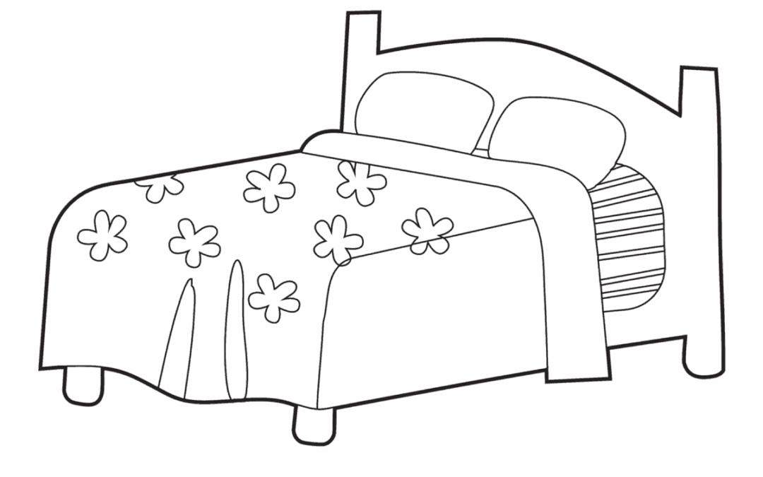 Free Printable Bed Coloring Pages