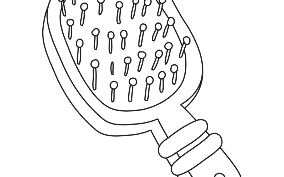 Free Printable Hair Brush Coloring Pages