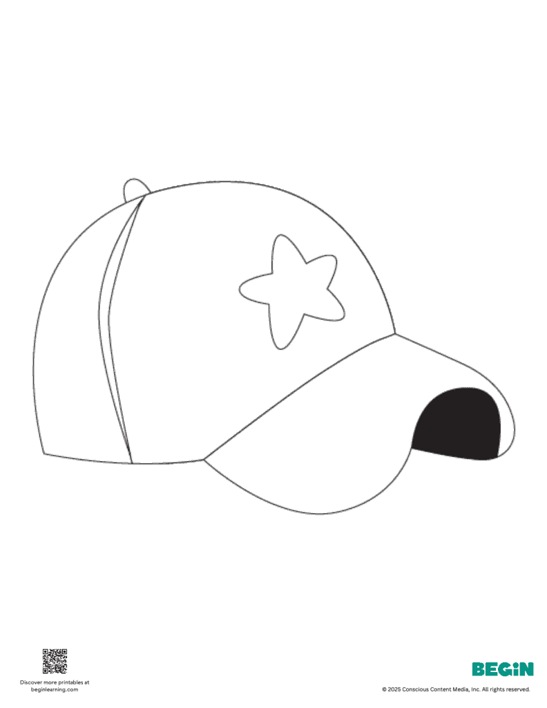Hat Coloring Page