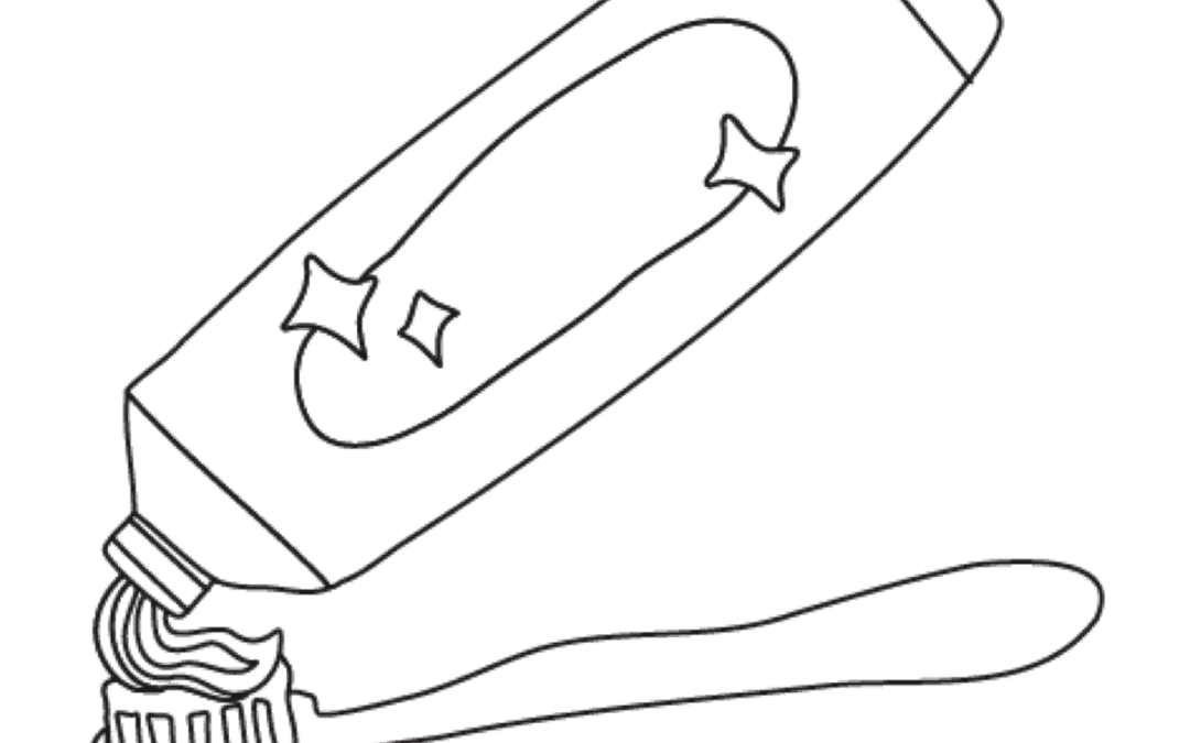 Free Printable Toothpaste And Toothbrush Coloring Pages