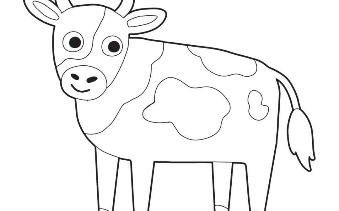 Free Printable Cow Coloring Pages for Kids