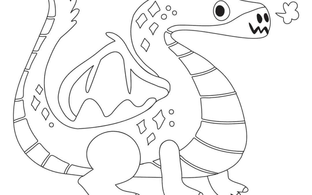 Free Printable Dragon Coloring Pages for Kids