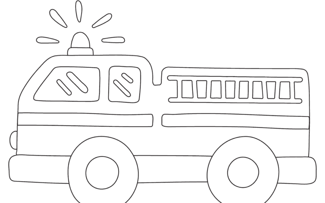 Free Printable Fire Truck Coloring Pages