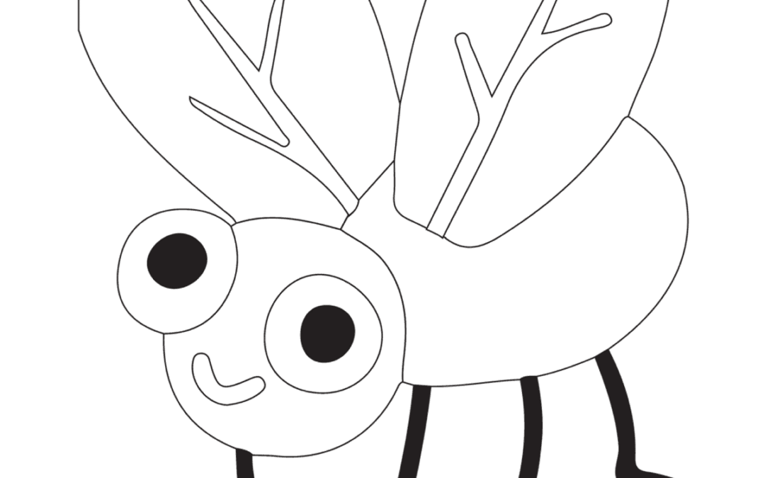 Free Printable Fly Coloring Pages for Kids