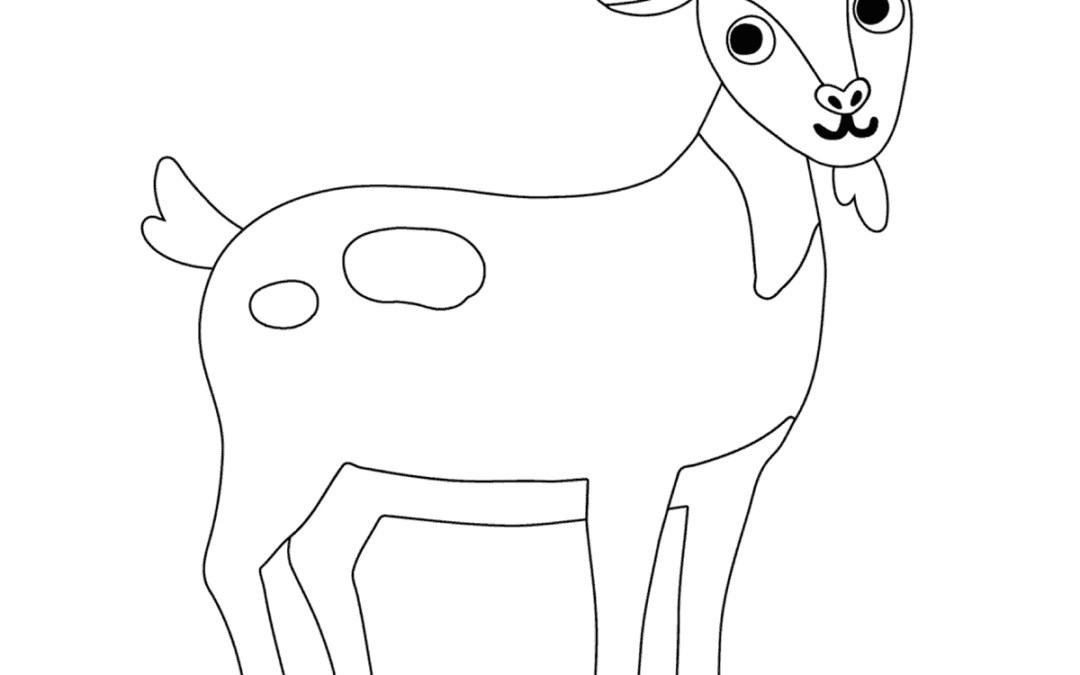 Free Printable Goat Coloring Pages for Kids