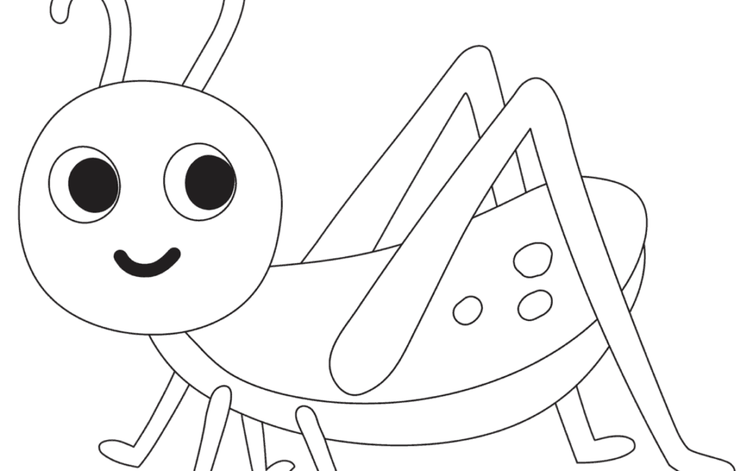 Free Printable Grasshopper Coloring Pages for Kids