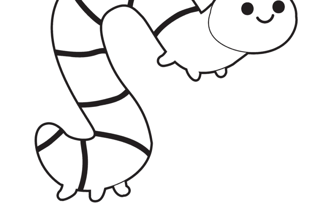 Free Printable Inchworm Coloring Pages for Kids