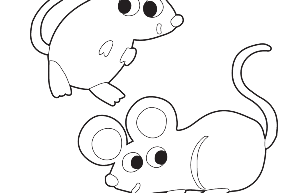 Free Printable Mice Coloring Pages for Kids