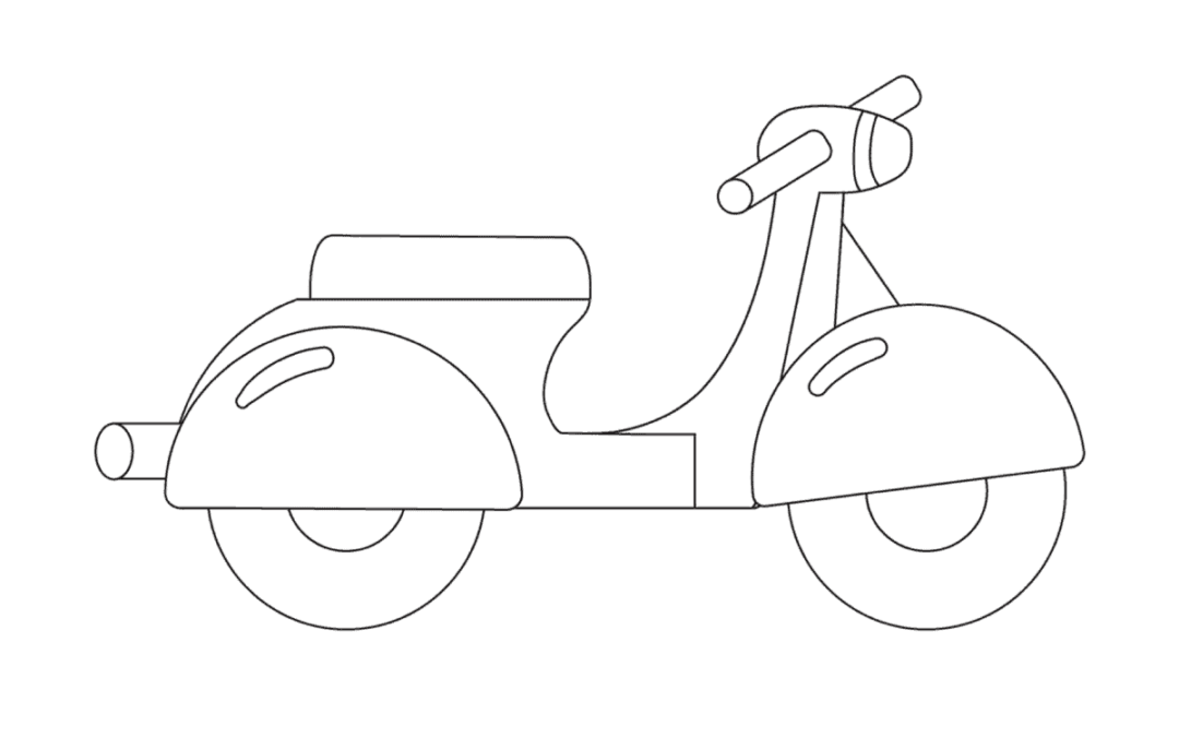 Free Printable Motorcycle Coloring Pages