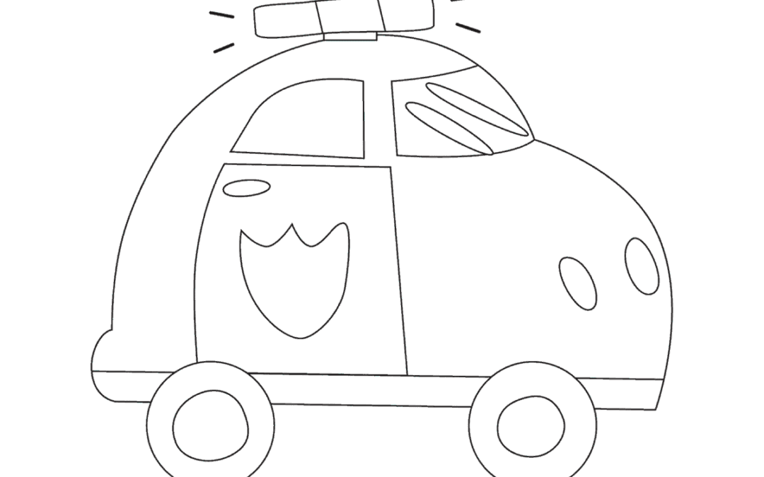 Free Printable Police Car Coloring Pages