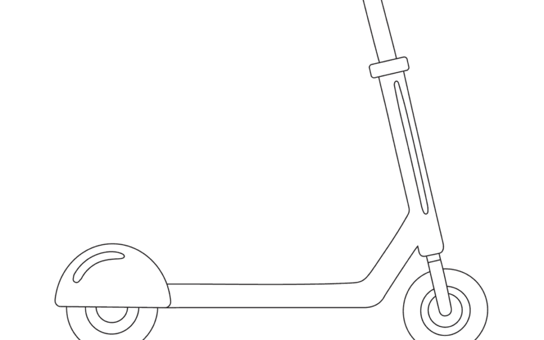 Free Printable Scooter Coloring Pages