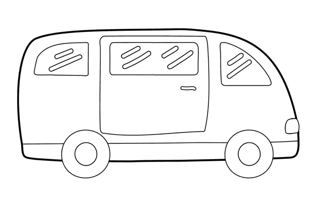 Free Printable Van Coloring Pages