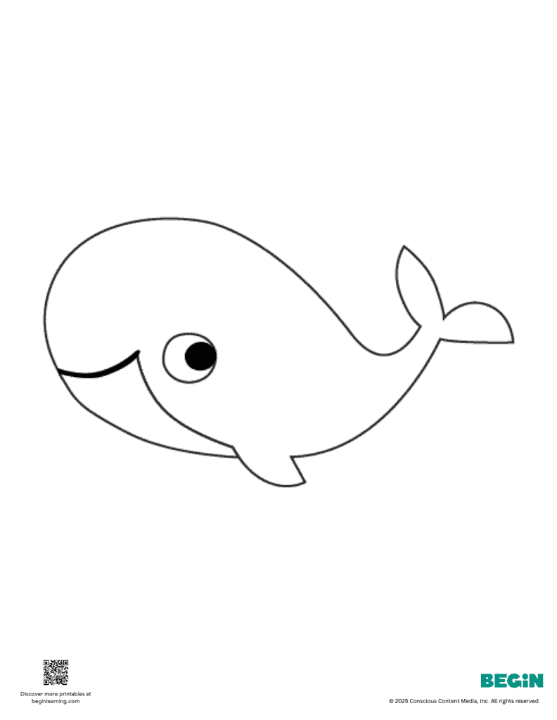 Whale Coloring Page